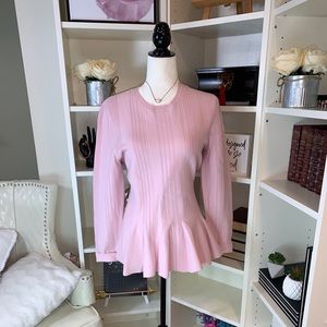 Ted Baker NWT pink sweater w/ flared bottom